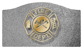 DASHELL-418-SH-SL Fire Department Shimmer Silver Background